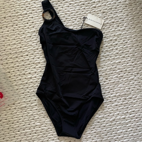 Solid & Striped Juliana Black size small 1 piece bathing suit brand new - Picture 5 of 6